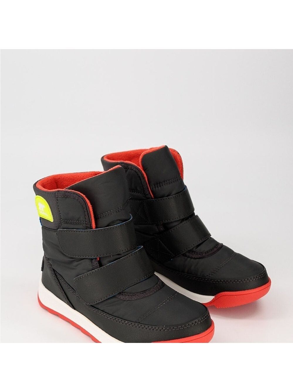 Sorel Kids' Black and Red Winter Boots